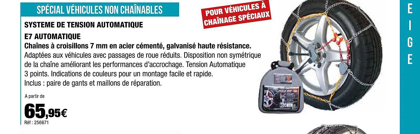 chaînes à croisillons 7 mm en acier cémenté, galvanisé haute résistance