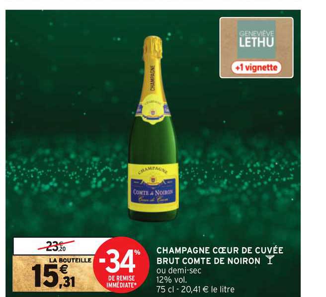 Champagne Cœur De Cuvée Brut Comte De Noiron