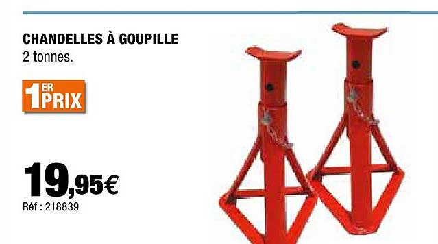 chandelles à goupille