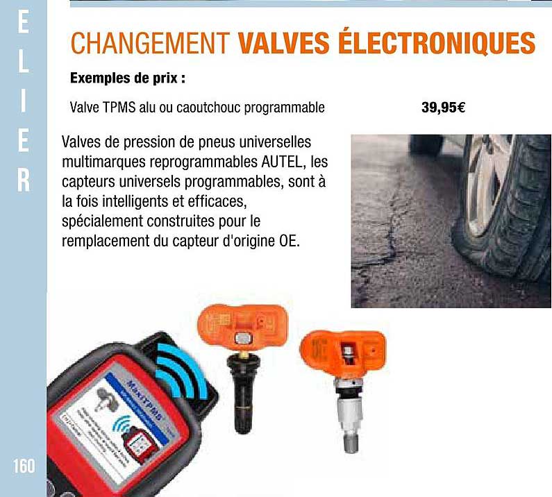 changement valves électroniques