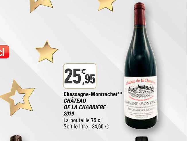 chassagne-montrachet château de la charrière 2019