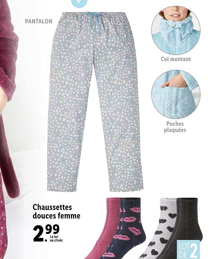 chaussettes douces femme
