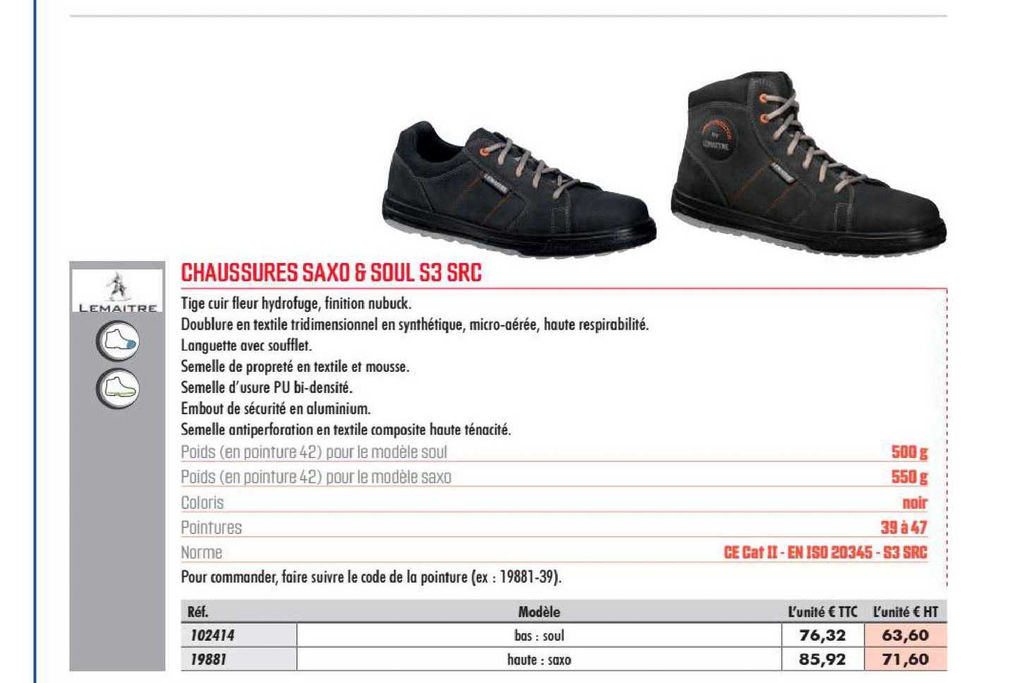 chaussures saxo & soul s3 src