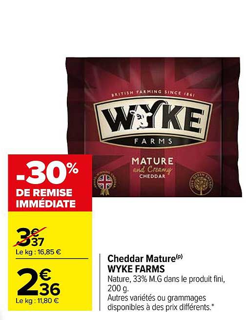 cheddar mature wyke farms