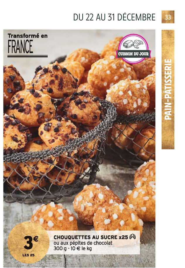 chouquettes au sucre x25