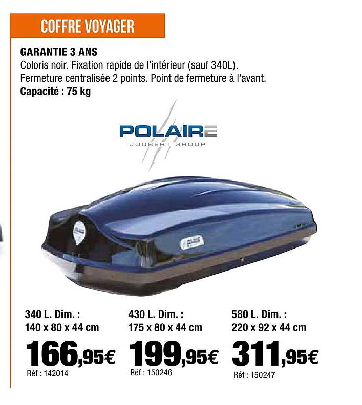 coffre voyager polaire