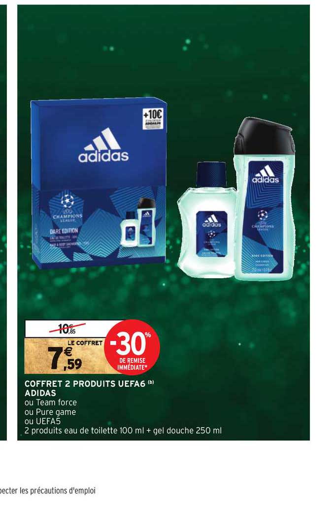 Coffret 2 Produits Uefa6 Adidas
