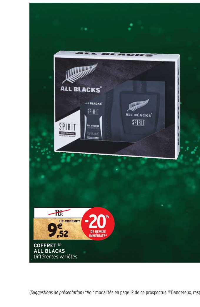 coffret all blacks