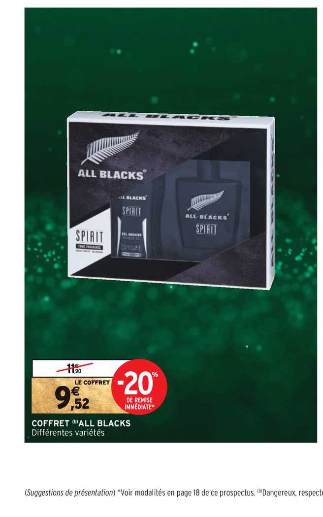 coffret all blacks
