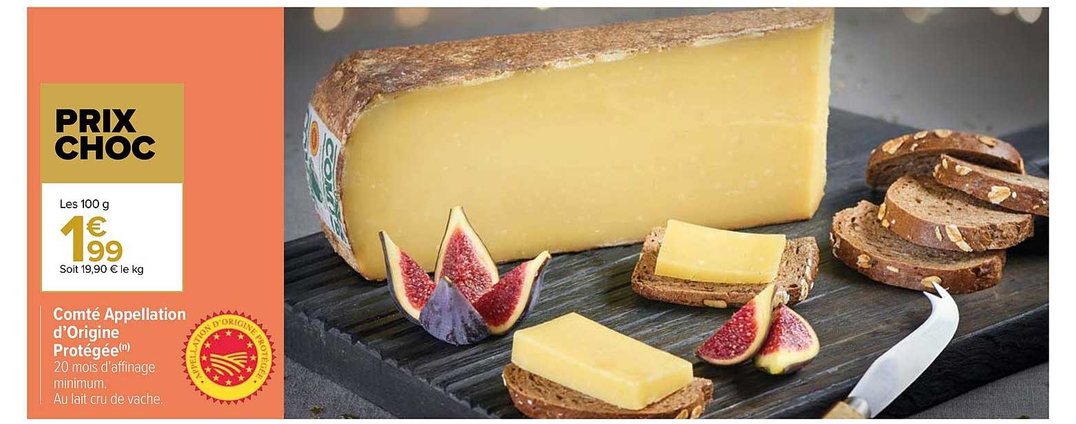 comté appellation d'origine protégée