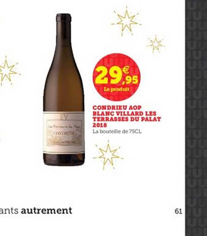 condrieu aop blanc villard les terrasses du palat 2018