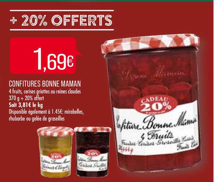 confitures bonne maman