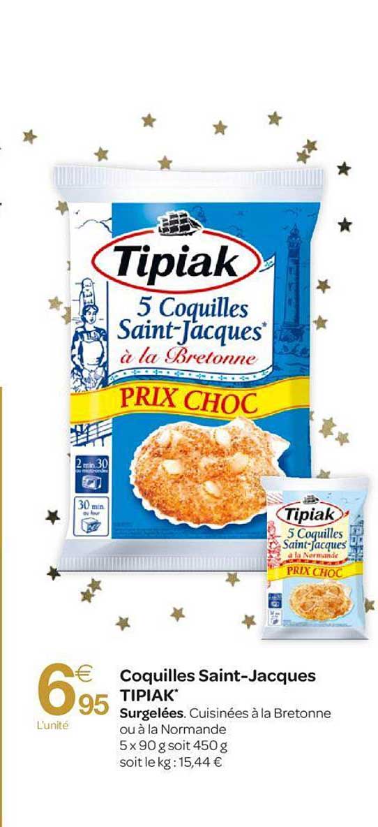 coquilles saint jacques tipiak