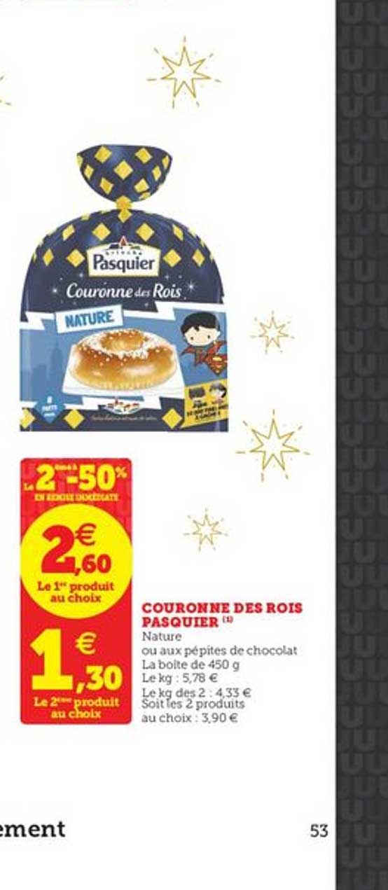 couronne des rois pasquier le 2ème à -50%