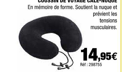 coussin de voyage cale-nuque