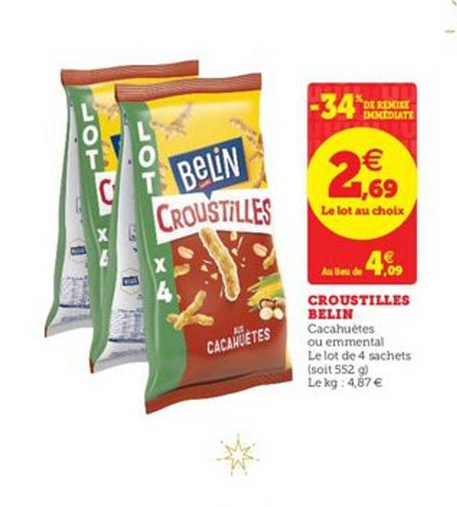 Croustilles Belin -34% De Remise Immédiate