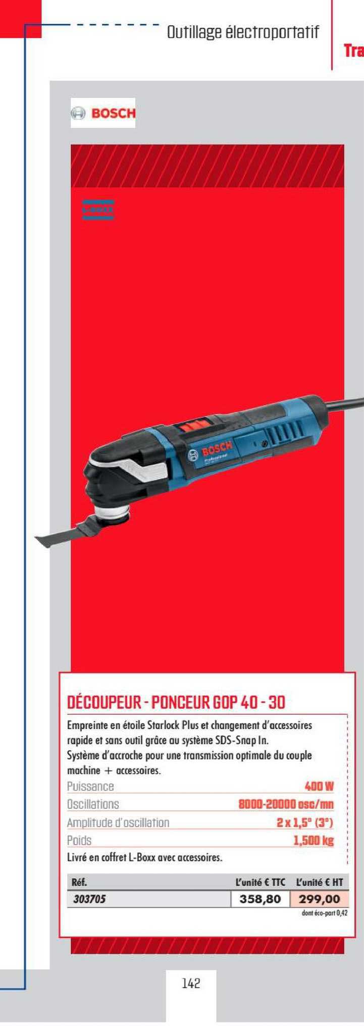 découpeur ponceur gop 40 30 bosch