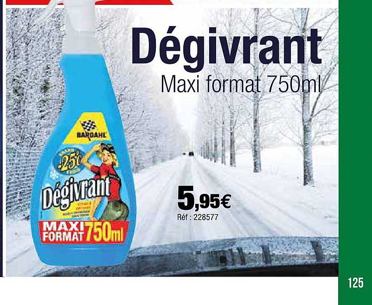 dégivrant maxi format bardahl