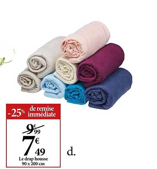 Drap Housse -25% De Remise Immédiate
