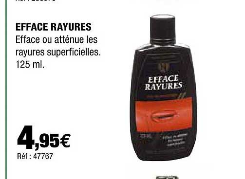 efface rayures