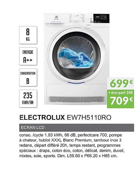 electrolux ew7h5110ro ecran lcd