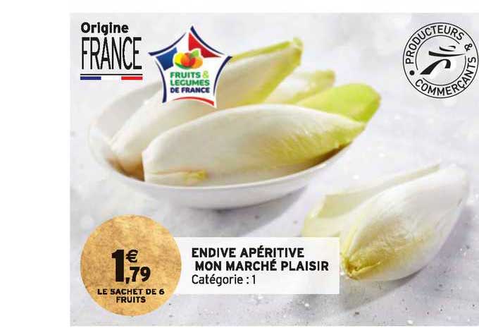 endive apéritive mon marché plaisir