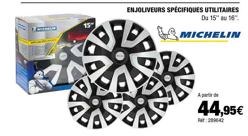 Enjoliveurs Spécifiques Utilitaires Michelin