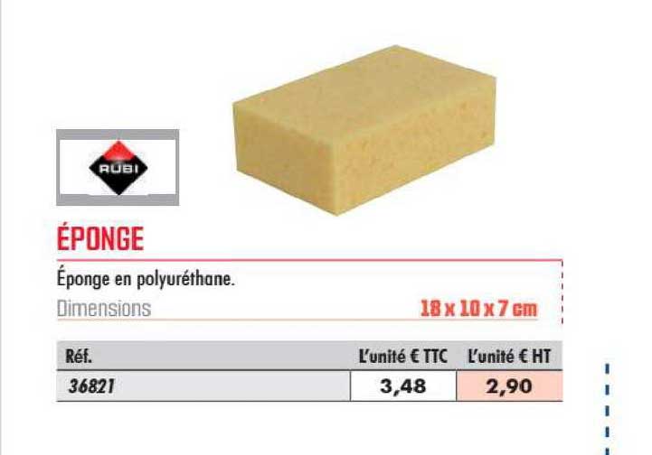 éponge rubi
