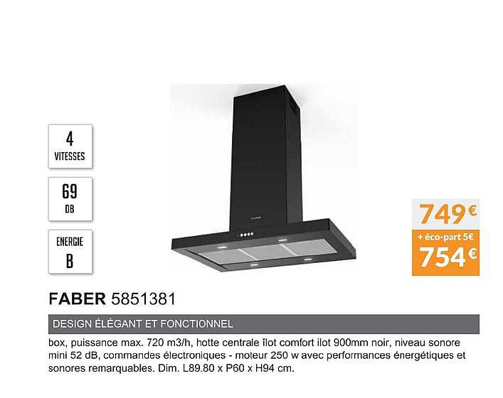 faber 5851381 design élégant et fonctionnel
