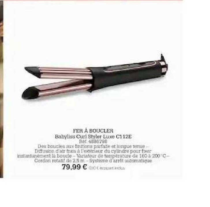 fer à boucler babyliss curl styler luxe