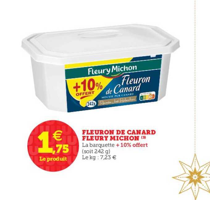 fleuron de canard fleury michon