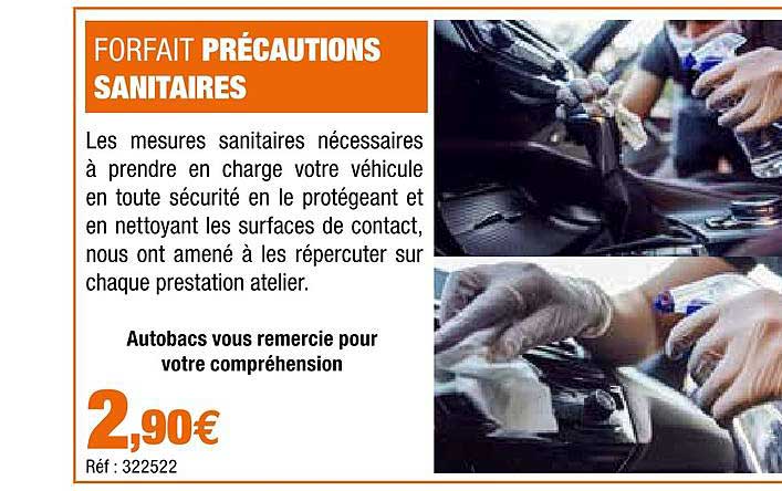 forfait précautions sanitaires