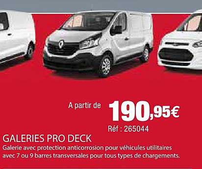 galeries pro deck