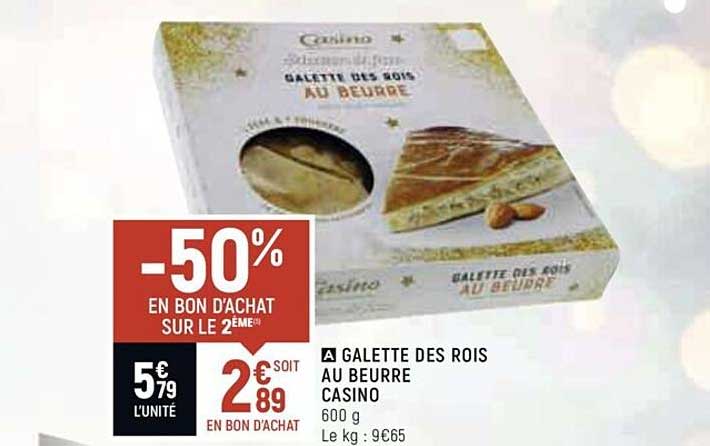 galette des rois au beurre casino