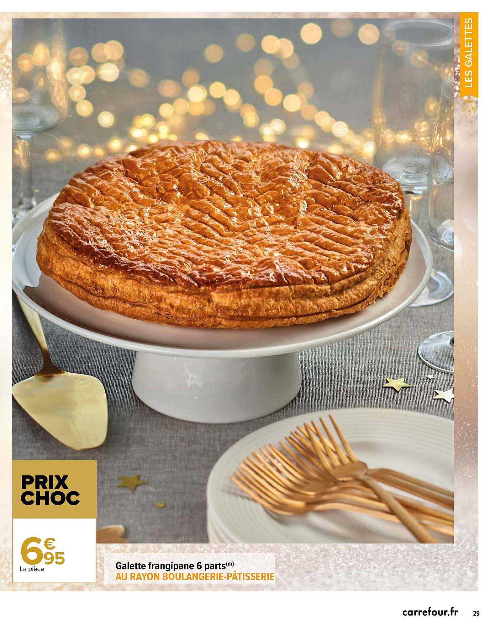 galette frangipane 6 parts