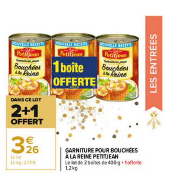 garniture pour bouchées à la reine petitjean