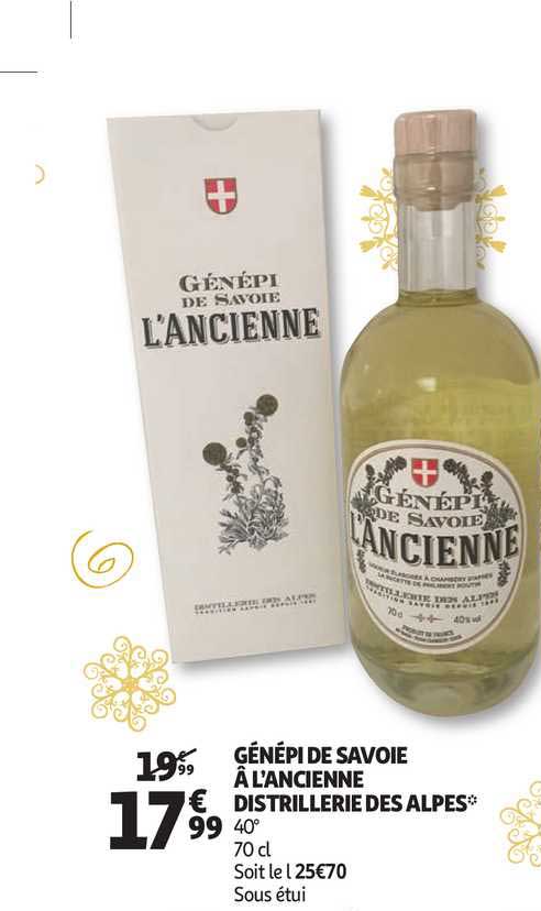 génépid de savoie à l'ancienne distillerie des alpes