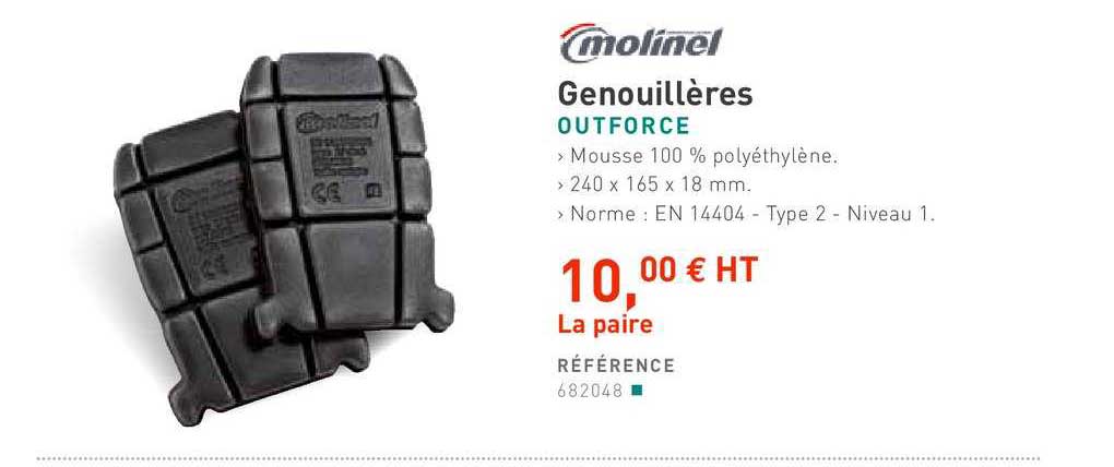 Genouillères Outforce Molinel