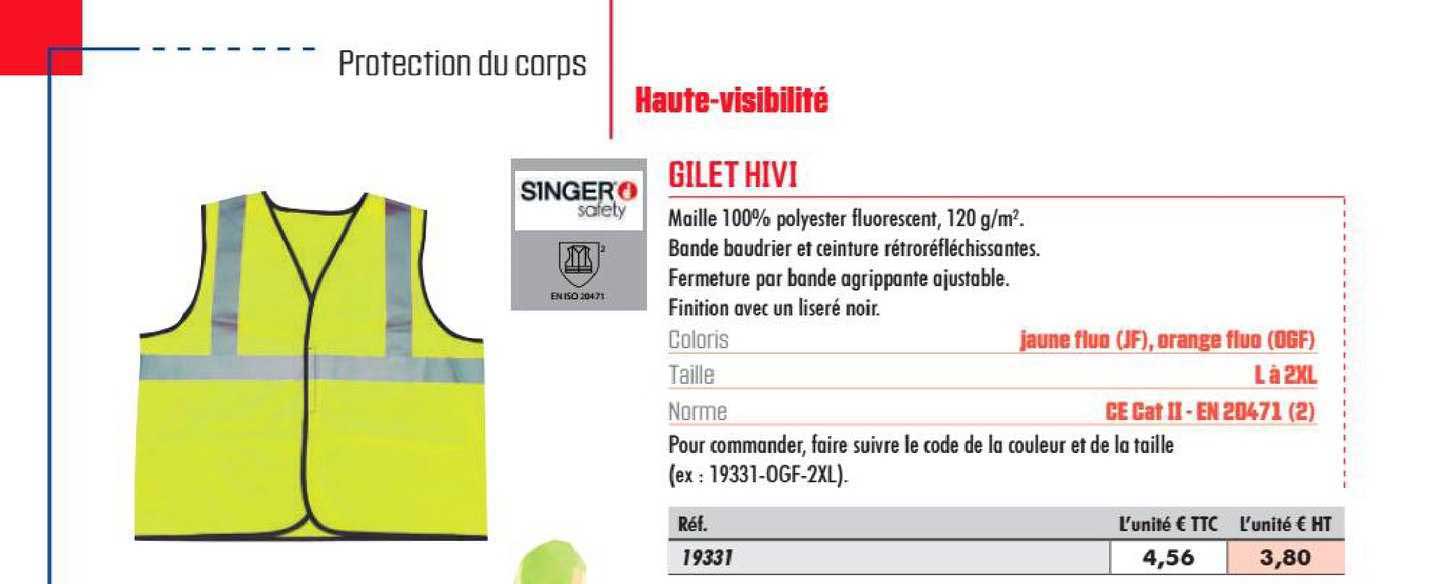 gilet hivi singer safety