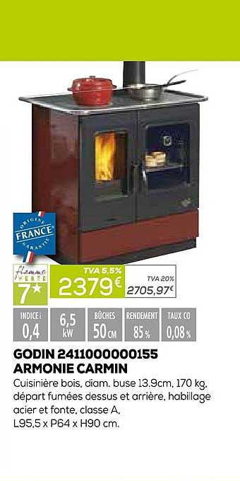 godin 2411000000155 armonie carmin