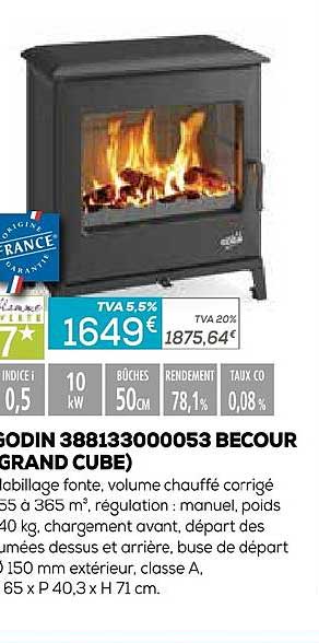 Godin 388133000053 Becour Grand Cube