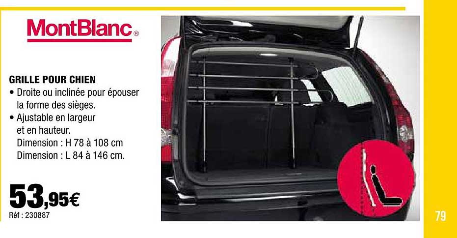 grille pour chien montblanc
