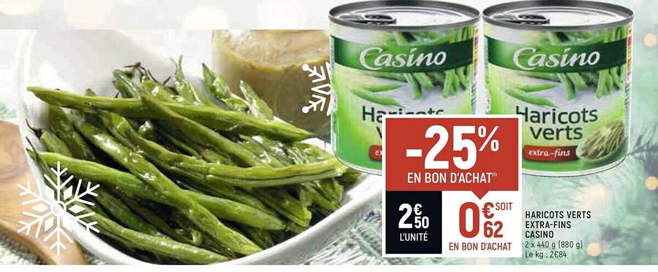 haricots verts extra-fin casino