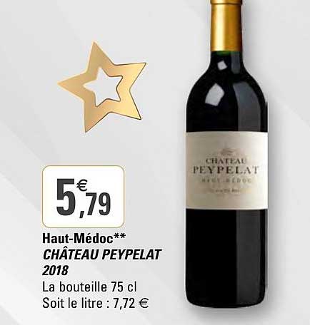 haut-médoc château peypelat 2018