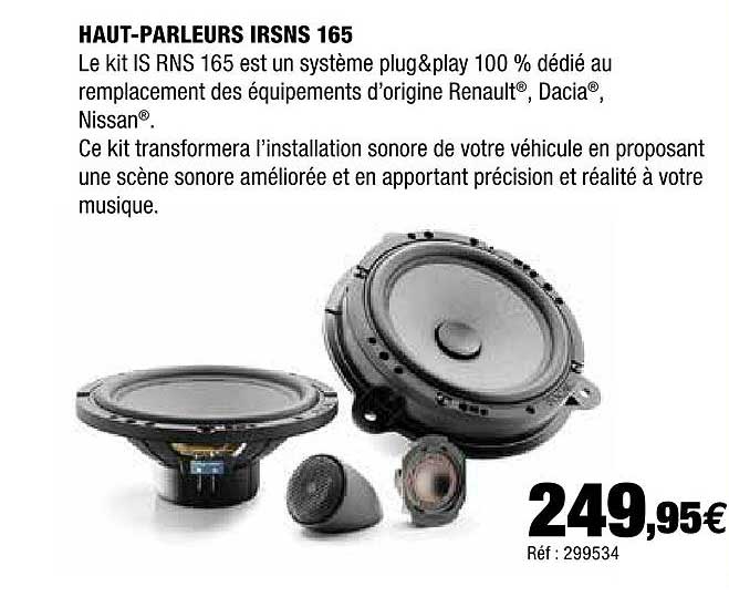 haut-parleurs irsns 165
