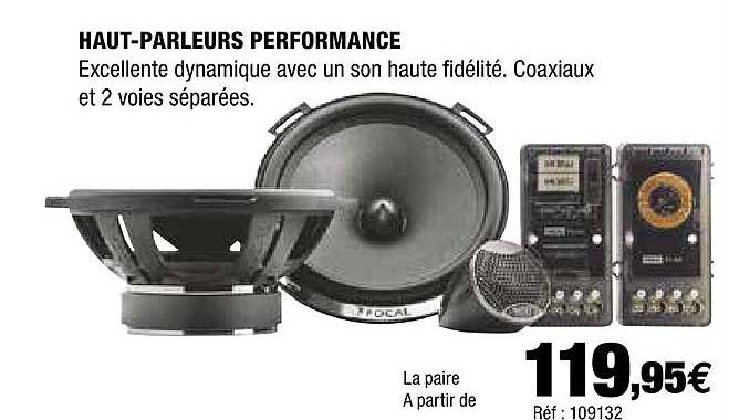 haut-parleurs performance