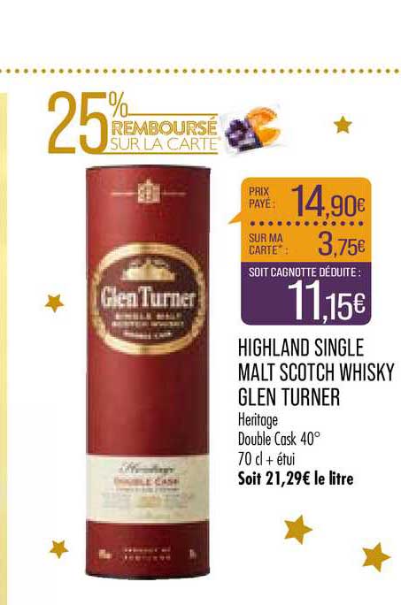 highland single malt scotch whisky glen turner