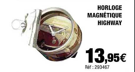 horloge magnétique highway