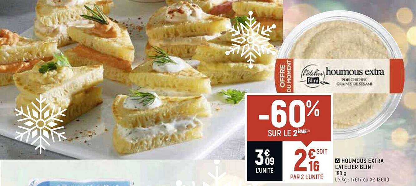 houmous extra l'atelier blini