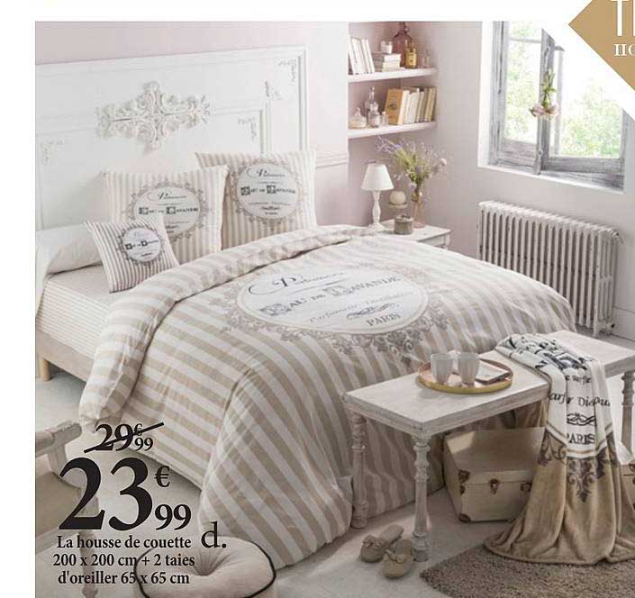 housse de couette 200 x 200 cm + 2 taies d'oreiller 65 x 65 cm